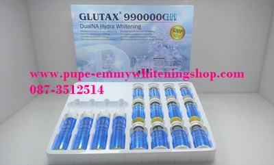 รูปภาพที่1 ของสินค้า : glutax 990000gh dualna hydra whiteningผิวขาวใสและชุ่มชื้น**HOT**/**NEW**ลดริ้วรอยเหี่ยวย่นบนผิวหนังลดอายุผิวให้ดูอ่อนเยาว์
