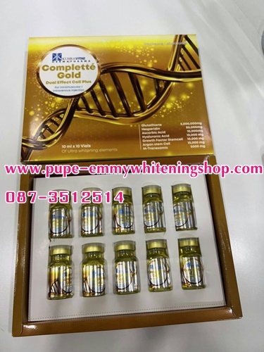 ٻҾ2 ͧԹ : Complette Gold Dual Effect cell Plus Glutathione 5,000,000 mg ٵ ٵ 鹼ǢẺ  ٩ӹ ǢآҾ  鹡ٵٵù շͧ