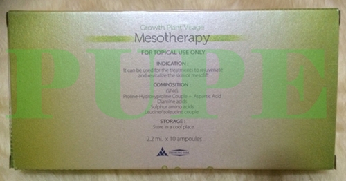 ٻҾ3 ͧԹ : Mesotherapy White Visage ٵþɼ繵Ҩҡתô⹡еҧ¤ਹŴ¼˹ҢʡЪѺº¹㹤á