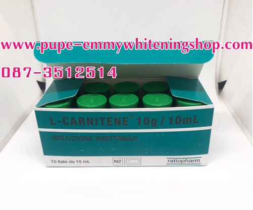 ٻҾ3 ͧԹ : L-Carnitine 10g/10ml 10 vials Ratiopharm Ť 10 شҡ 10 Ǵ繼ŵá ˹ѡŴŧҧʹ7ѹŴ5