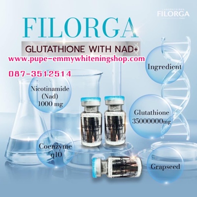 รูปภาพที่#3 ของสินค้า : FILORGA GLUTA WITH NAD + L-GLUTHATIONE 35,000,000 MG.ผิวขาวปังมากแม่ ปังแบบสับ ที่สุดของที่สุดเสริฟแบบขั้นสุด รูปภาพที่3 ของสินค้า : FILORGA GLUTA WITH NAD + L-GLUTHATIONE 35,000,000 MG.ผิวขาวปังมากแม่ ปังแบบสับ ที่สุดของที่สุดเสริฟแบบขั้นสุด