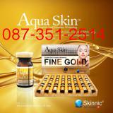 Aqua Skin Fine Gold**NEW**/**HOT**เปลี่ยนผิวหมองคล้ำดูไร้ชีวิตชีวาให้ผิวเนียนเรียบลื่น เนียนใสกระจ่าง